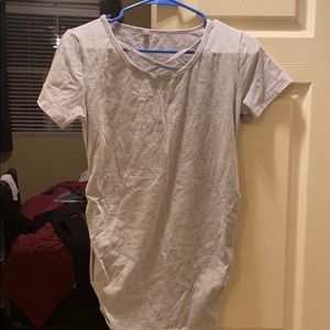 Grey maternity tee